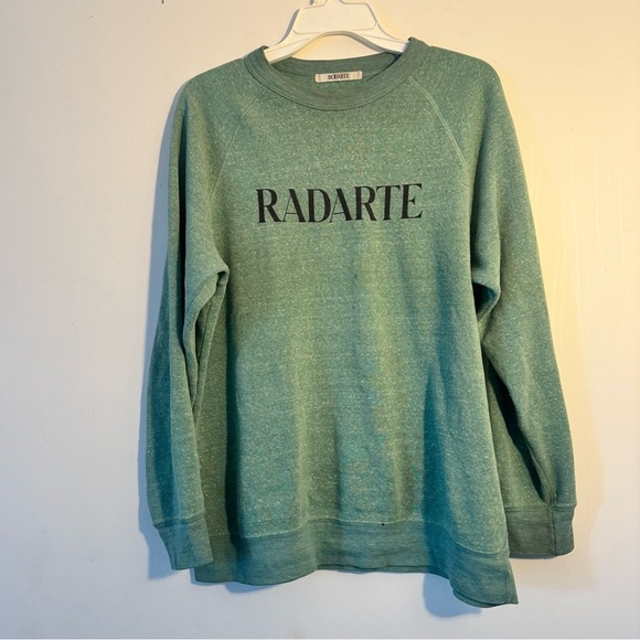 Rodarte “Radarte” Logo Sweatshirt in Green Large - Picture 1 of 3